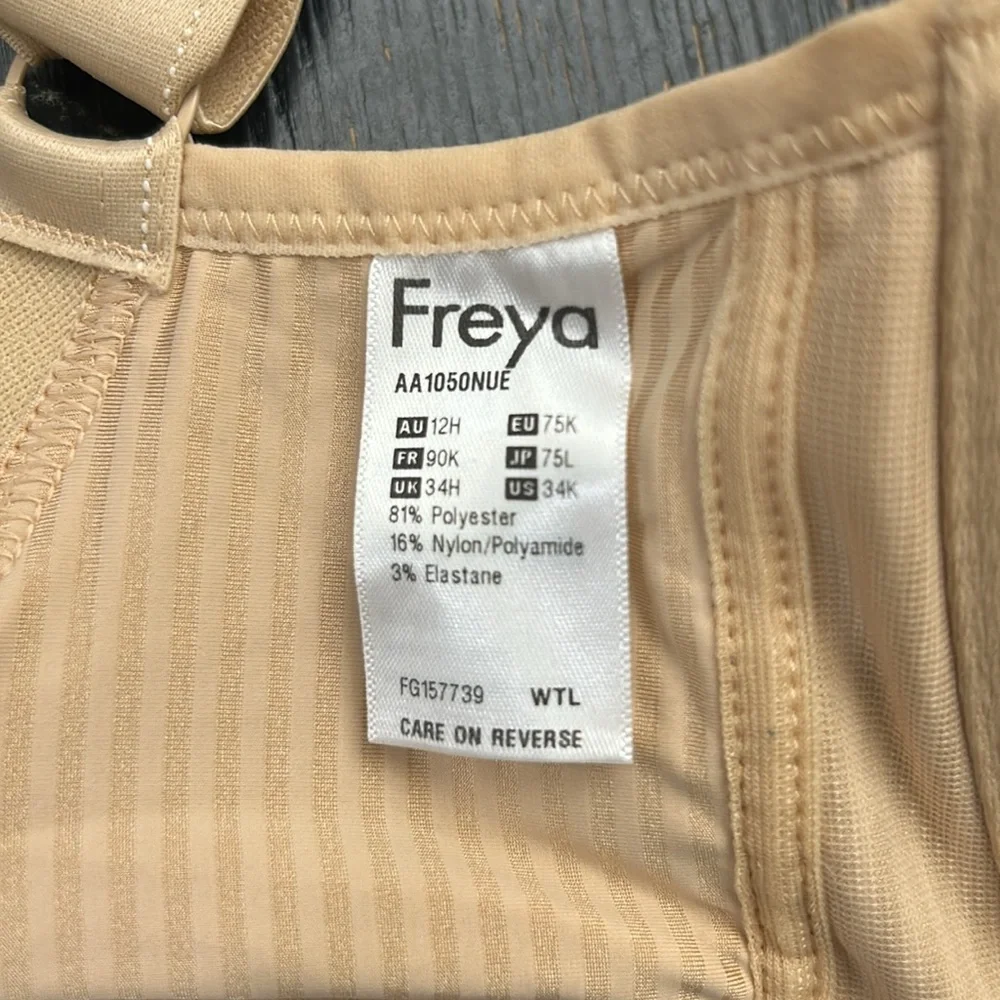 Freya Women's Idol Underwire Molded T-Shirt Bra, Nude, 30E - Picture 6 of 8